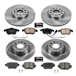 PowerStop Z17 Evolution Plus Stock Replacement Brake Kits for 2016-2018 Q3, Q3 QUATTRO - KOE7537