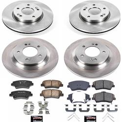 PowerStop Z17 Evolution Plus Stock Replacement Brake Kits for 2018 ELANTRA GT - KOE7580