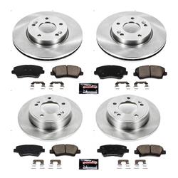 PowerStop Z17 Evolution Plus Stock Replacement Brake Kits for 2017-2018 FORTE, FORTE5, 2017 VELOSTER - KOE7582