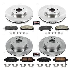 PowerStop Z17 Evolution Plus Stock Replacement Brake Kits for 2016-2017 QX50, 2023-2024 Z - KOE7584