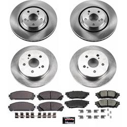 PowerStop Z17 Evolution Plus Stock Replacement Brake Kits for 2015-2017 NX200T, 2018-2021 NX300, 2015-2021 NX300H - KOE7605