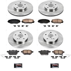 PowerStop Z17 Evolution Plus Stock Replacement Brake Kits for 2017-2018 COROLLA IM, 2016 IM - KOE7631