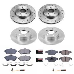 PowerStop Z17 Evolution Plus Stock Replacement Brake Kits for 2008-2012 C300 - KOE7759