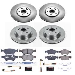 PowerStop Z17 Evolution Plus Stock Replacement Brake Kits for 2006 E500 - KOE7762