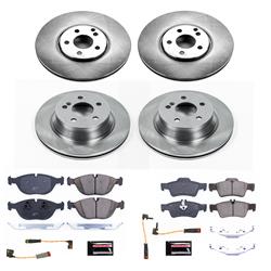 PowerStop Z17 Evolution Plus Stock Replacement Brake Kits for 2004-2005 E500 - KOE7763