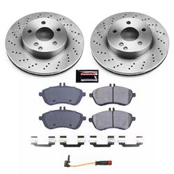 PowerStop Z17 Evolution Plus Stock Replacement Brake Kits for 2012-2015 C250, 2008-2012 C300 - KOE7766