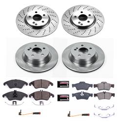 PowerStop Z17 Evolution Plus Stock Replacement Brake Kits for 2010-2016 E350, 2013-2016 E400 - KOE7830