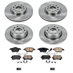 PowerStop Z17 Evolution Plus Stock Replacement Brake Kits for 2009 PASSAT - KOE7838