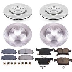 PowerStop Z17 Evolution Plus Stock Replacement Brake Kits for 2017-2024 PACIFICA, 2020-2024 VOYAGER - KOE7841