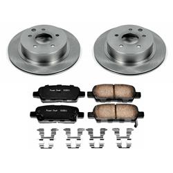 PowerStop Z17 Evolution Plus Stock Replacement Brake Kits for 2014-2017 JUKE, 2008-2013 ROGUE, 2014-2015 ROGUE SELECT - KOE7881