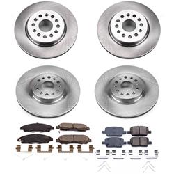 PowerStop Z17 Evolution Plus Stock Replacement Brake Kits for 2018-2020 ENCLAVE, 2017-2020 XT5, 2020 XT6 - KOE7909