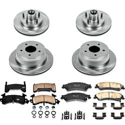 PowerStop Z17 Evolution Plus Stock Replacement Brake Kits for 1998-2003 S10, 2000-2003 SONOMA - KOE7913