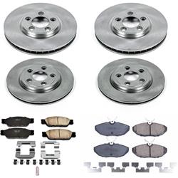 PowerStop Z17 Evolution Plus Stock Replacement Brake Kits for 2000-2006 LS, 2002-2005 THUNDERBIRD - KOE7937