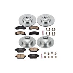 PowerStop Z17 Evolution Plus Stock Replacement Brake Kits for 1992-1994 ECLIPSE, 1993-1994 LASER, 1993 TALON - KOE799