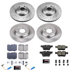 PowerStop Z17 Evolution Plus Stock Replacement Brake Kits for 2015-2023 C300, 2016-2018 C350E, 2015 C400 - KOE8050