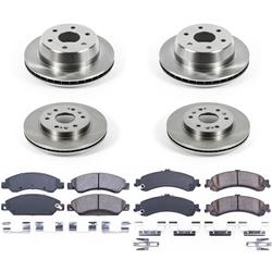 PowerStop Z17 Evolution Plus Stock Replacement Brake Kits for 2005-2006 SIERRA 1500, 2007 SIERRA 1500 CLASSIC - KOE8071