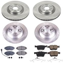 PowerStop Z17 Evolution Plus Stock Replacement Brake Kits for 2019-2020 JETTA, 2022-2025 Q3, 2018-2024 TIGUAN - KOE8168