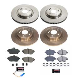 PowerStop Z17 Evolution Plus Stock Replacement Brake Kits for 2015-2020 GLA250, 2017-2019 QX30 - KOE8262