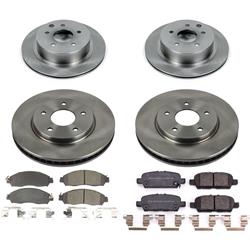 PowerStop Z17 Evolution Plus Stock Replacement Brake Kits for 2018-2025 LEAF - KOE8273