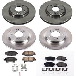 PowerStop Z17 Evolution Plus Stock Replacement Brake Kits for 2018-2020 ELANTRA GT, 2022-2023 FORTE - KOE8284