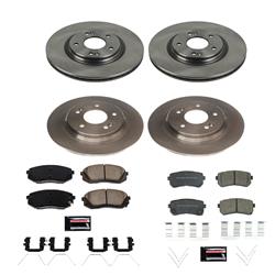 PowerStop Z17 Evolution Plus Stock Replacement Brake Kits for 2018-2023 KONA, 2021-2023 SELTOS - KOE8286