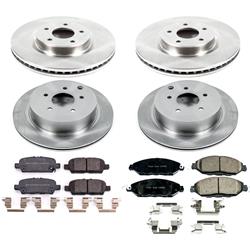 PowerStop Z17 Evolution Plus Stock Replacement Brake Kits for 2019-2020 QX60 - KOE8347
