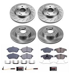 PowerStop Z17 Evolution Plus Stock Replacement Brake Kits for 2012-2015 C250 - KOE8439