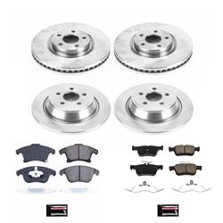 PowerStop Z17 Evolution Plus Stock Replacement Brake Kits for 2019-2020 POLICE RESPONDER HYBRID, SSV PLUG-IN HYBRID - KOE8541