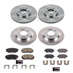 PowerStop Z17 Evolution Plus Stock Replacement Brake Kits for 2017 OPTIMA - KOE8629