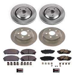 PowerStop Z17 Evolution Plus Stock Replacement Brake Kits for 2020-2021 AVALON, 2020-2024 CAMRY - KOE8633