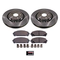 PowerStop Z17 Evolution Plus Stock Replacement Brake Kits for 2021-2024 RAV4 PRIME, SIENNA - KOE8705