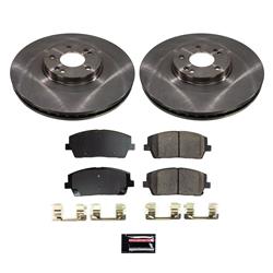 PowerStop Z17 Evolution Plus Stock Replacement Brake Kits for 2020-2025 PALISADE, 2020-2024 TELLURIDE - KOE8750