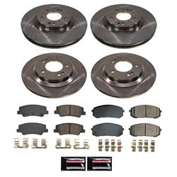 PowerStop Z17 Evolution Plus Stock Replacement Brake Kits for 2021-2024 K5, 2020-2024 SONATA - KOE8809