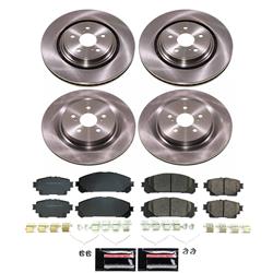 PowerStop Z17 Evolution Plus Stock Replacement Brake Kits for 2020-2024 HIGHLANDER, 2023-2024 RX350 - KOE8817
