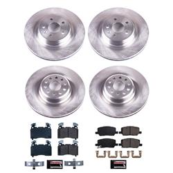 PowerStop Z17 Evolution Plus Stock Replacement Brake Kits for 2017-2021 S, X - KOE8858