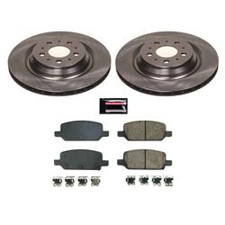 PowerStop Z17 Evolution Plus Stock Replacement Brake Kits for 2017-2021 3, 2020-2024 Y - KOE8874