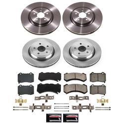 PowerStop Z17 Evolution Plus Stock Replacement Brake Kits for 2021-2024 DURANGO, 2021 GRAND CHEROKEE - KOE8903