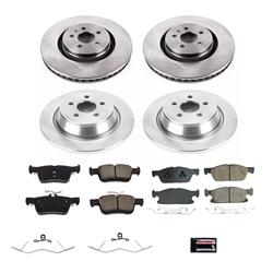 PowerStop Z17 Evolution Plus Stock Replacement Brake Kits for 2017-2020 CONTINENTAL, 2017-2019 FUSION - KOE8975