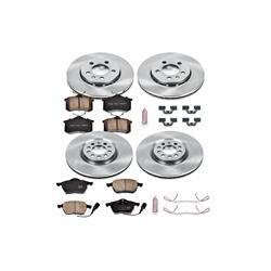 PowerStop Z17 Evolution Plus Stock Replacement Brake Kits for 2002-2004 GOLF, 2004-2005 JETTA, 2000-2006 TT QUATTRO - KOE916