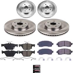 PowerStop - Brake Rotor and Pad Combos for 2020-2024 LEGACY, 2020-2023 OUTBACK - KOE9171