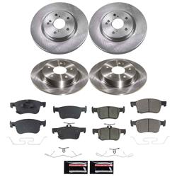 PowerStop Z17 Evolution Plus Stock Replacement Brake Kits for 2022-2024 CIVIC, 2023-2025 INTEGRA - KOE9233