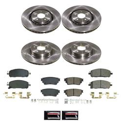 PowerStop Z17 Evolution Plus Stock Replacement Brake Kits for 2022-2024 PATHFINDER, QX60 - KOE9236