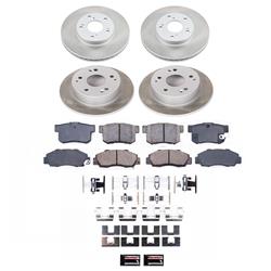 PowerStop Z17 Evolution Plus Semi-Coated Rotor Brake Kits for 1998-2002 ACCORD - SC1042