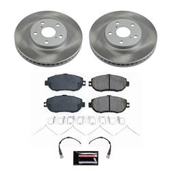 PowerStop Z17 Evolution Plus Semi-Coated Rotor Brake Kits for 1993-1994 LS400 - SC1075
