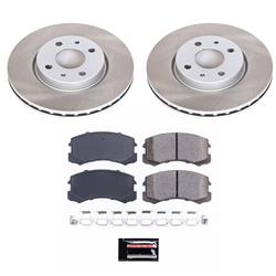PowerStop Z17 Evolution Plus Semi-Coated Rotor Brake Kits for 2002-2007 LANCER - SC1092