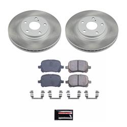 PowerStop Z17 Evolution Plus Semi-Coated Rotor Brake Kits for 1999-2001 RX300 - SC1135