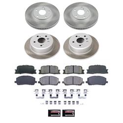PowerStop Z17 Evolution Plus Semi-Coated Rotor Brake Kits for 2001-2003 HIGHLANDER - SC1139
