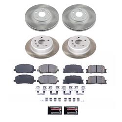 PowerStop Z17 Evolution Plus Semi-Coated Rotor Brake Kits for 2001-2003 HIGHLANDER - SC1140