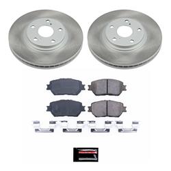 PowerStop Z17 Evolution Plus Semi-Coated Rotor Brake Kits for 2002-2004 CAMRY - SC1143