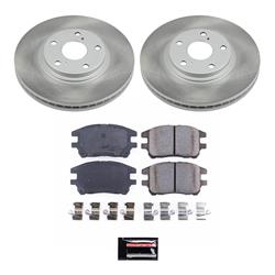 PowerStop Z17 Evolution Plus Semi-Coated Rotor Brake Kits for 2002-2003 RX300 - SC1146